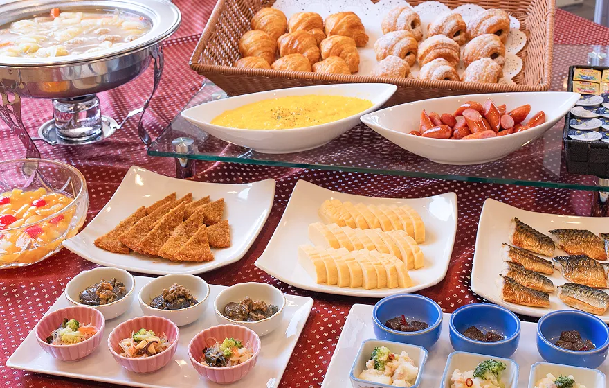 健康に配慮した種類豊富なメニュー